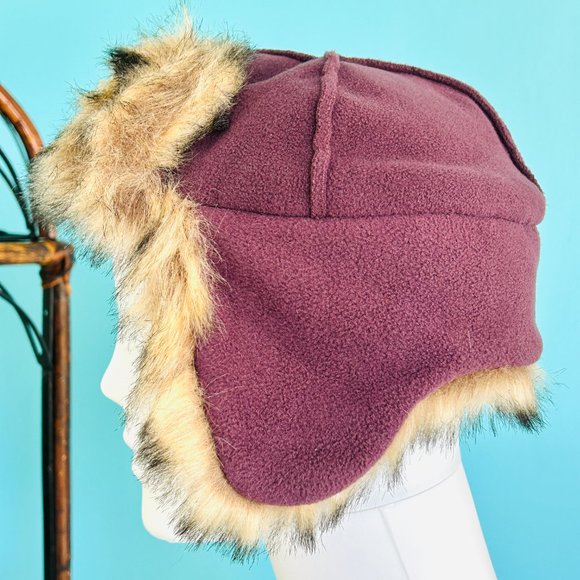 GAP faux fur trapper hat (size S/M) - Picture 1 of 8